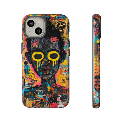 Basquiat Artwork Phone Case – Unique Graffiti Design– iPhone, Samsung & Google Pixel Cover - Artistic Painting Case, Art Lover Gift