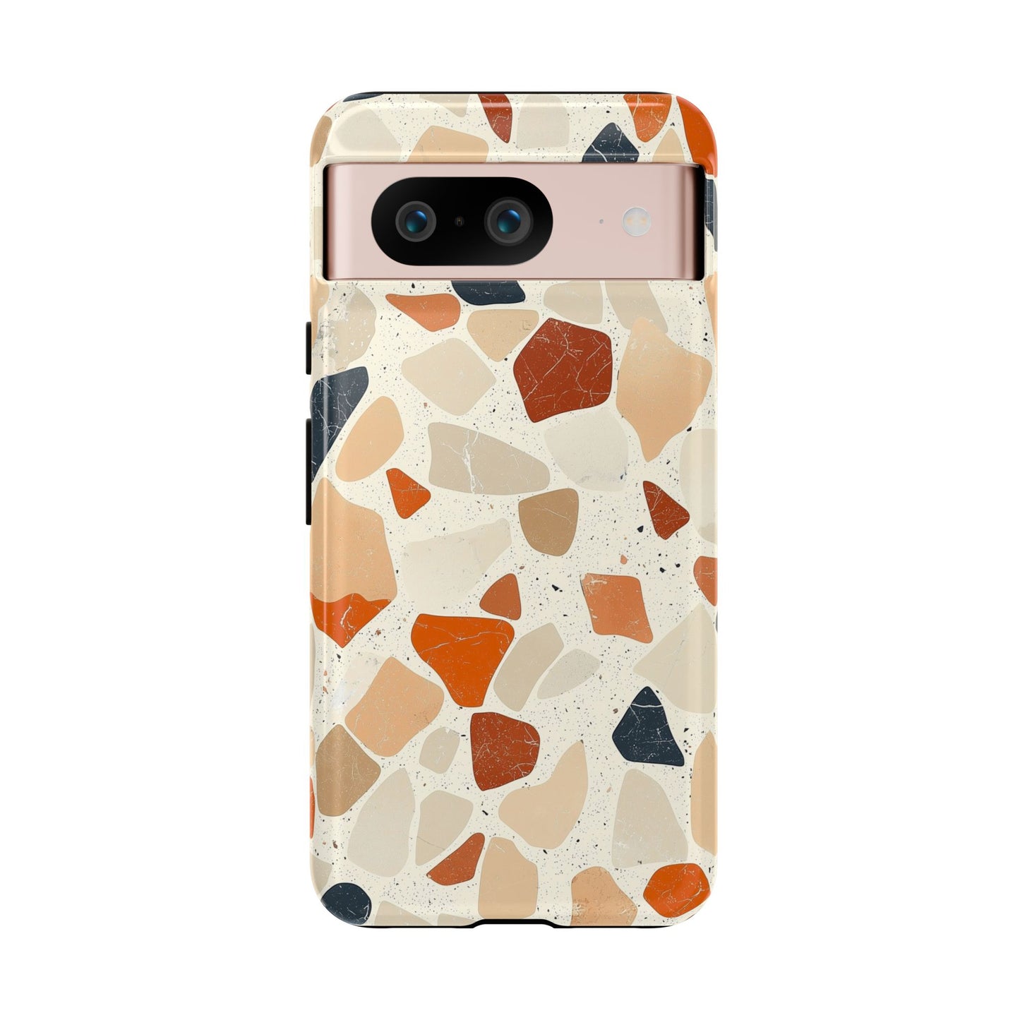 Rustic Terrazzo Stone Phone Case for iPhone, Pixel & Samsung
