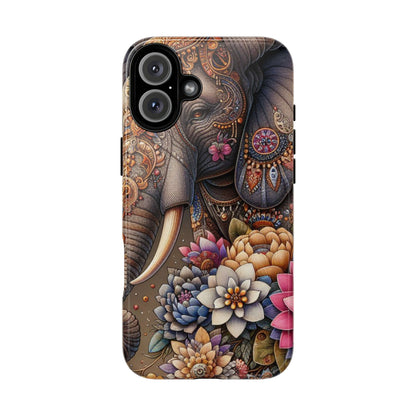 Royal Ornate Elephant Mobile Cover – Luxurious Bohemian Art