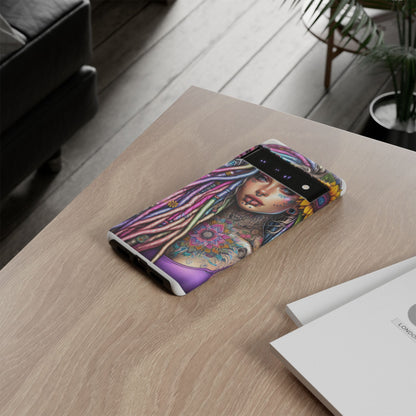 Boho Mandala Goddess – Ethereal Tattoo Art Mobile Cover