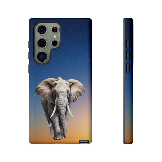 Celestial Elephant Mobile Cover – Dreamy Night Sky Aesthetic