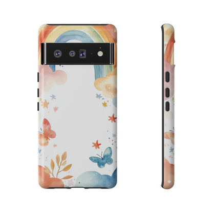 Dreamy Skies & Rainbows Watercolor Phone Case for iPhone, google Pixel & Samsung