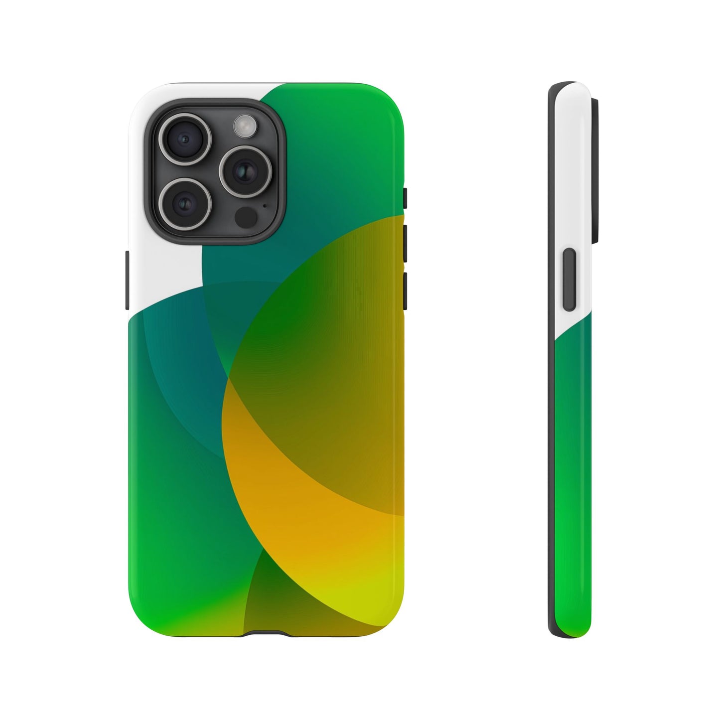 Verdant Bloom – Abstract Gradient Phone Case for iPhone, Samsung & Pixel