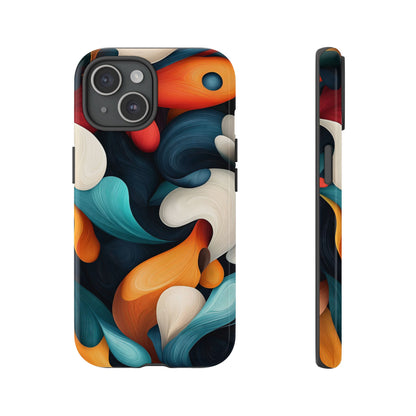 Swirl Spectrum – Vibrant Abstract Phone Case for iPhone, Samsung & Pixel