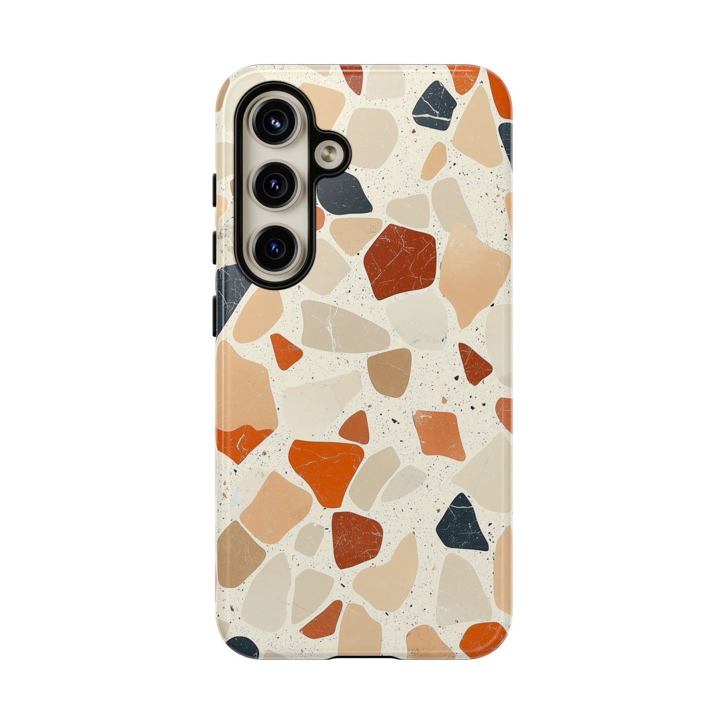 Rustic Terrazzo Stone Phone Case for iPhone, Pixel & Samsung
