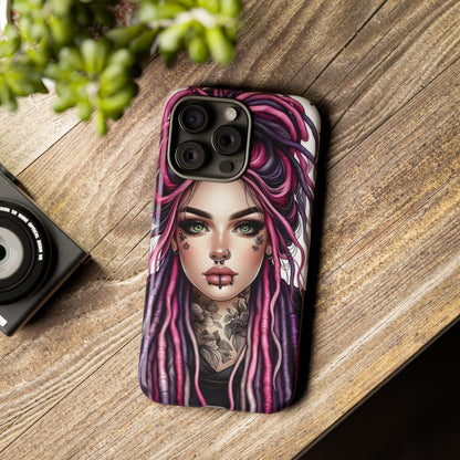 Neon Gothic Beauty Mobile Case
