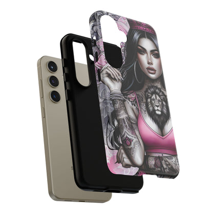 Queen of the Jungle – Regal Tattooed Goddess Mobile Cover