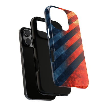 Molten Stripes – Grunge Gradient Abstract Phone Case for iPhone, Samsung & Pixel