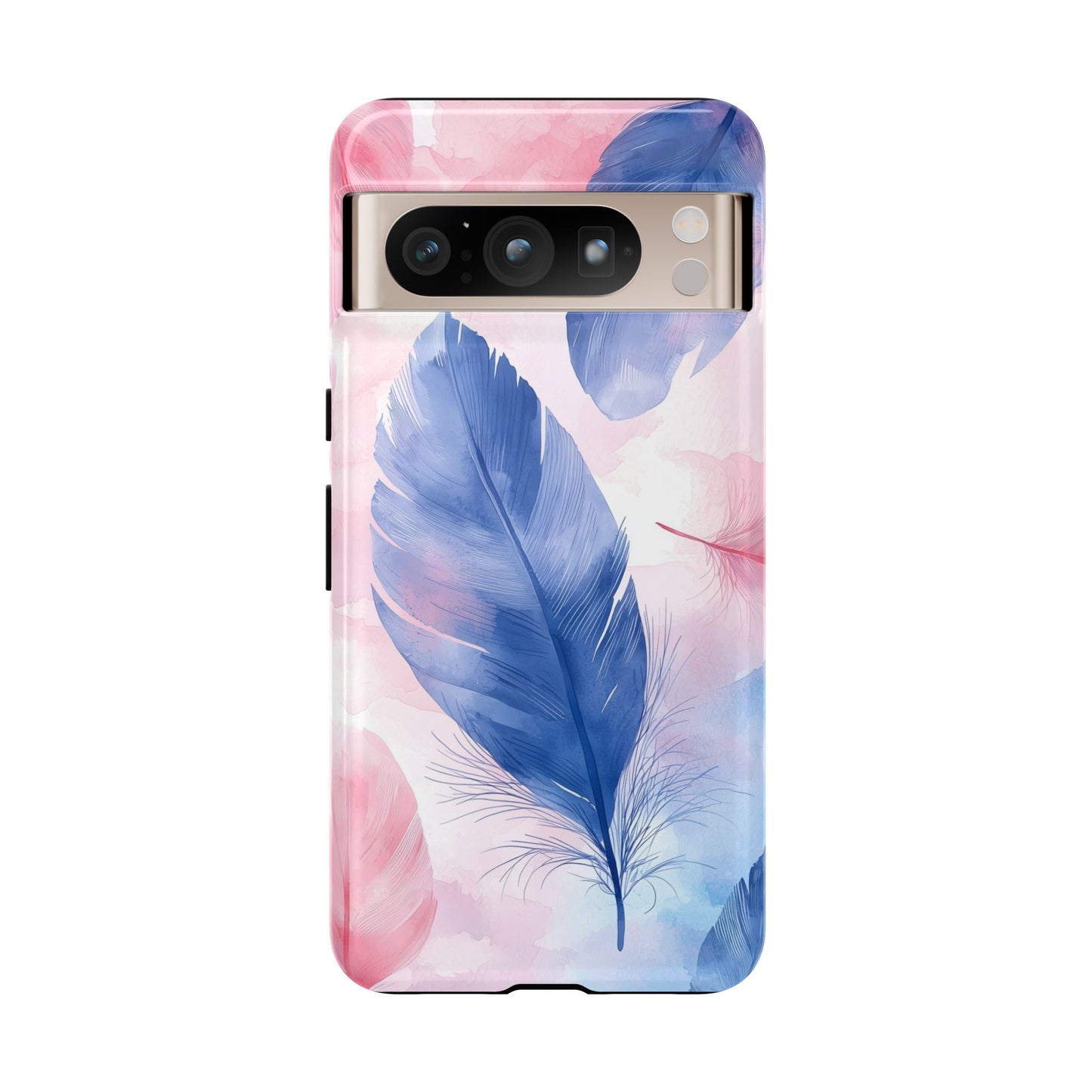 Pastel Plume Watercolor Phone Case for iPhone, google Pixel & Samsung