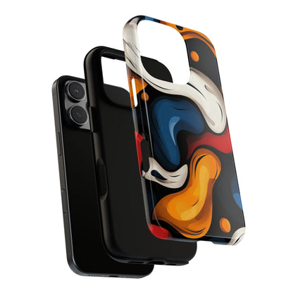 Liquid Pop Abstract Case – Bold Swirl Design for iPhone, Google Pixel & Samsung