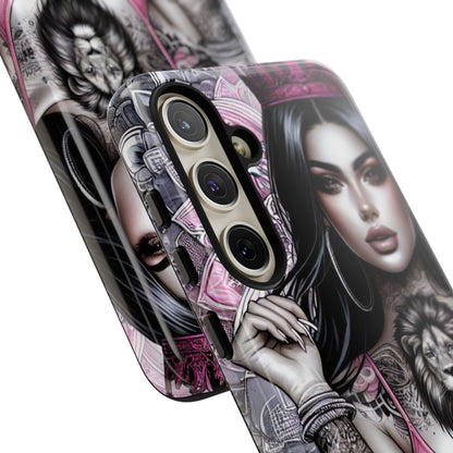 Queen of the Jungle – Regal Tattooed Goddess Mobile Cover