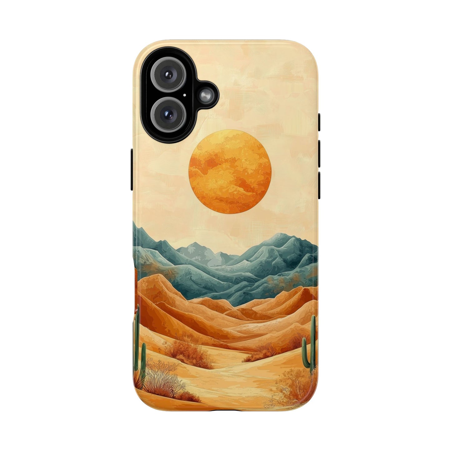 Golden Solstice Desert Boho Phone Case for iPhone, Pixel & Samsung