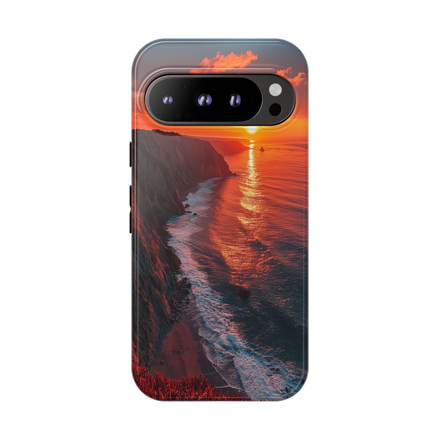 Minimal Nature Scene Case – Calm Landscape for iPhone, Samsung & Pixel