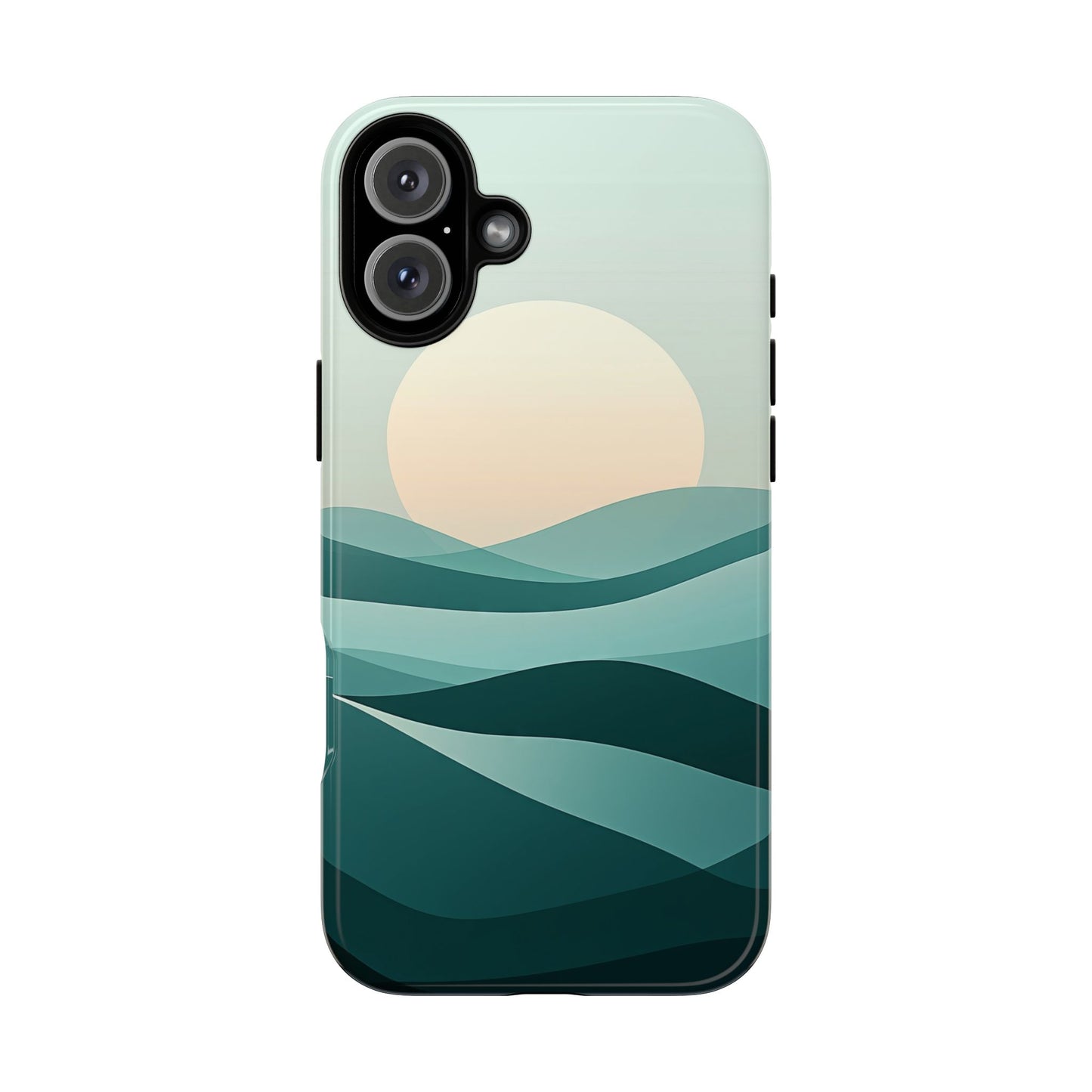 Tranquil Dunes – Abstract Sunset Phone Case for iPhone, Samsung & Pixel