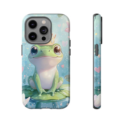Royal Frog Phone Case – Cute Anime Aesthetic for iPhone, Google Pixel & Samsung