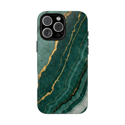 Jade Green Marble Case Design