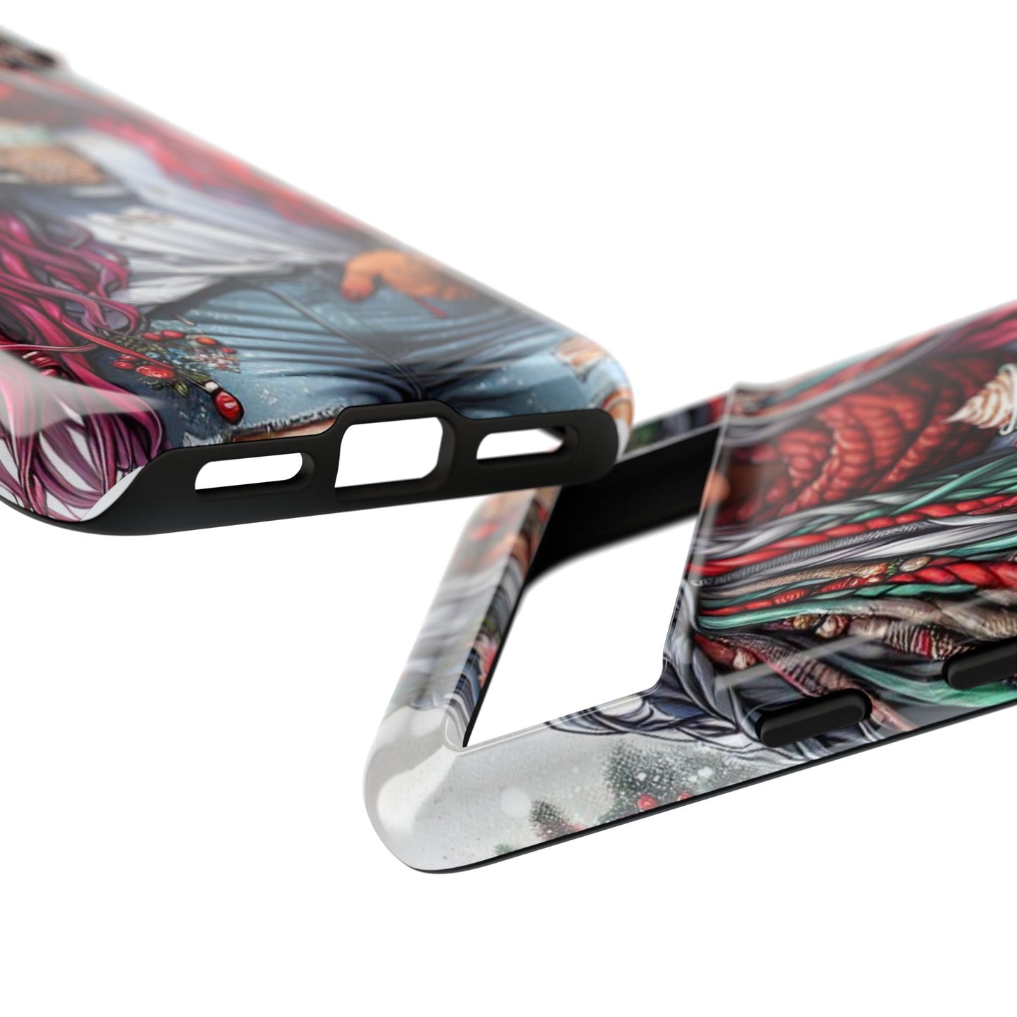 Boho Winter Queen – Cozy Dreads & Holiday Vibes Mobile Cover