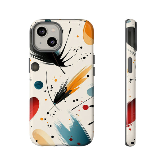 Feathered Motion Abstract Phone Case  for iPhone, Samsung & Pixel