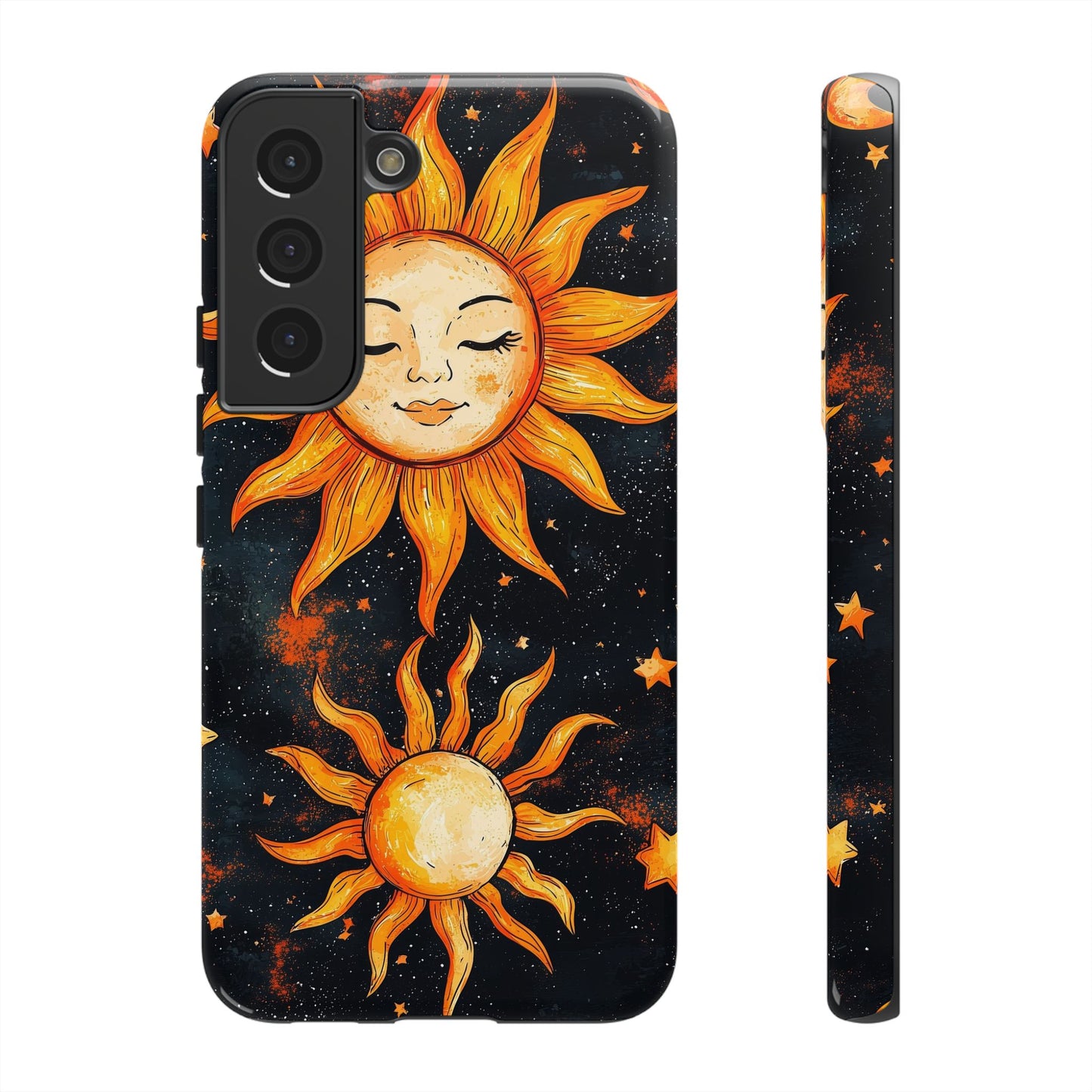 Celestial Sun & Moon Boho Phone Case for iPhone, Pixel & Samsung