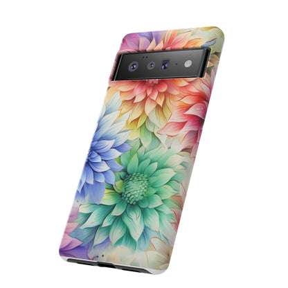 Rainbow Bloom Mandala Floral Mobile Case