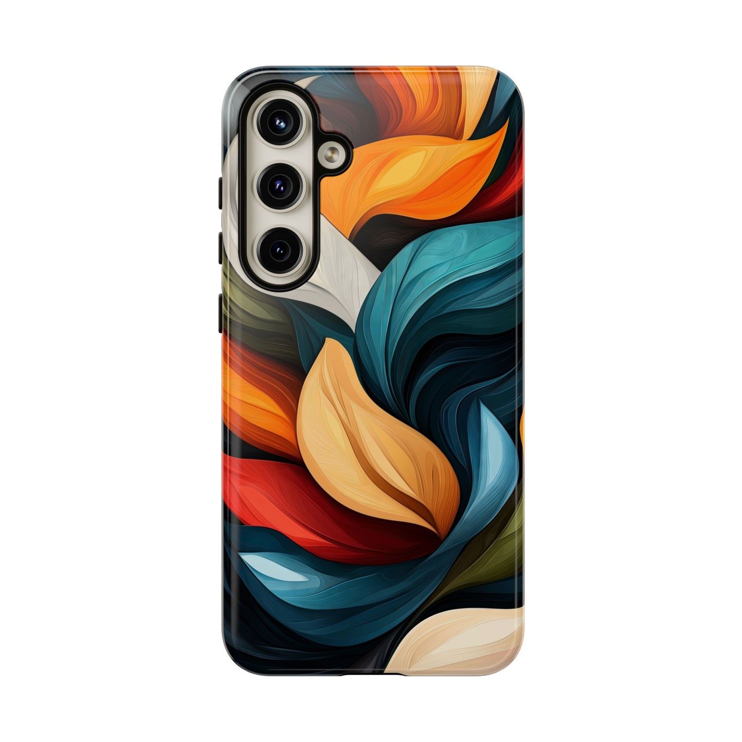 Floral Flow Abstract Phone Case – Nature-Inspired Design for iPhone, Google Pixel & Samsung