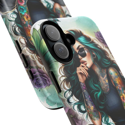Urban Wildflower – Edgy Tattooed Beauty Mobile Cover