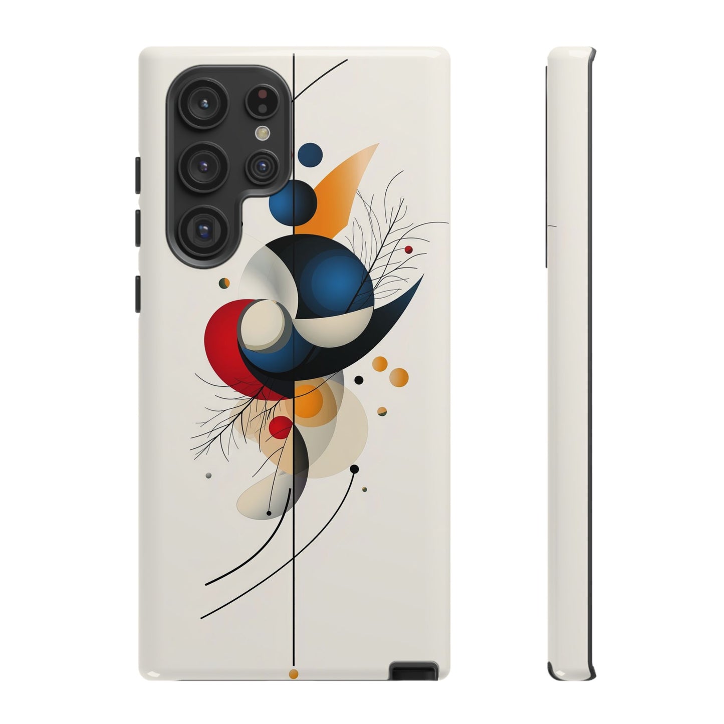 Celestial Balance – Abstract Geometric Phone Case for iPhone, Samsung & Pixel