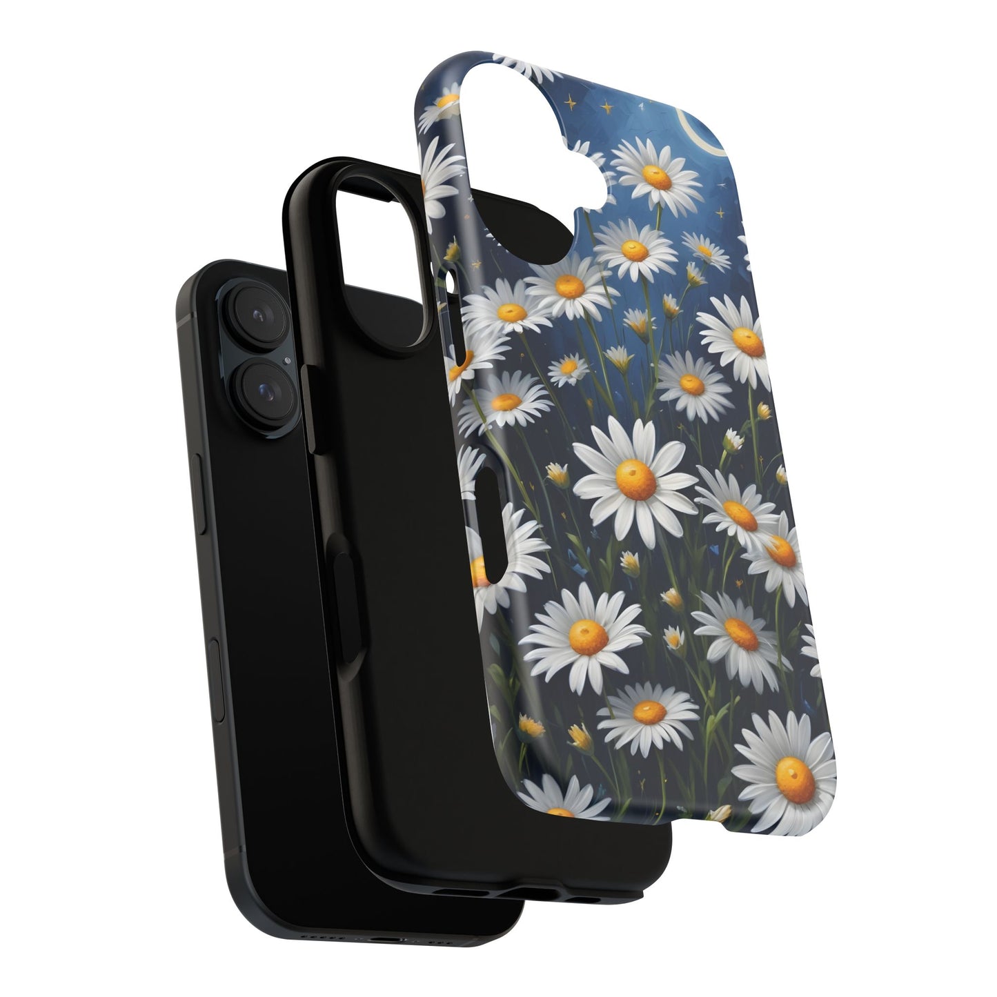 Witchy Daisy Flowers Phone Case Vintage Botanical Cover