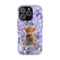 Not In The Mood Heifer Print Phone Case - iPhone, Samsung & Google Pixel Cover - Artistic Cow Phone Case, Animal Lover Gift