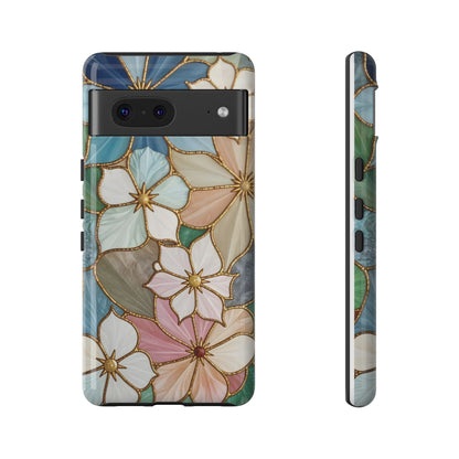 Floral Symphony: Stained Glass Elegance