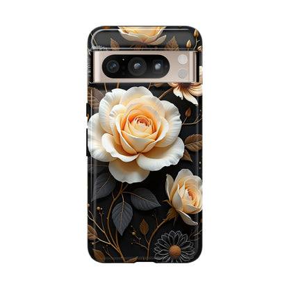 Elegant 3D Floral Design, Botanical Phone Case design for Iphone.