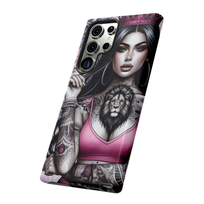Queen of the Jungle – Regal Tattooed Goddess Mobile Cover