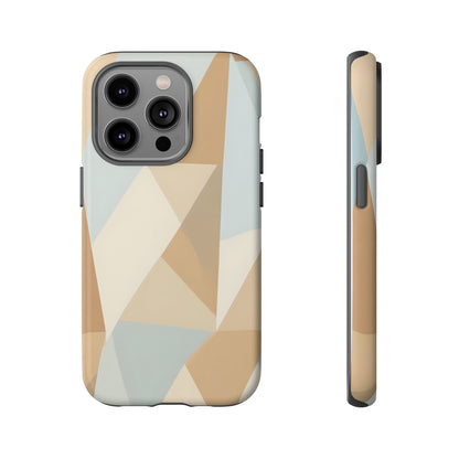 Neutral Geometrical Triangular Abstract Pattern