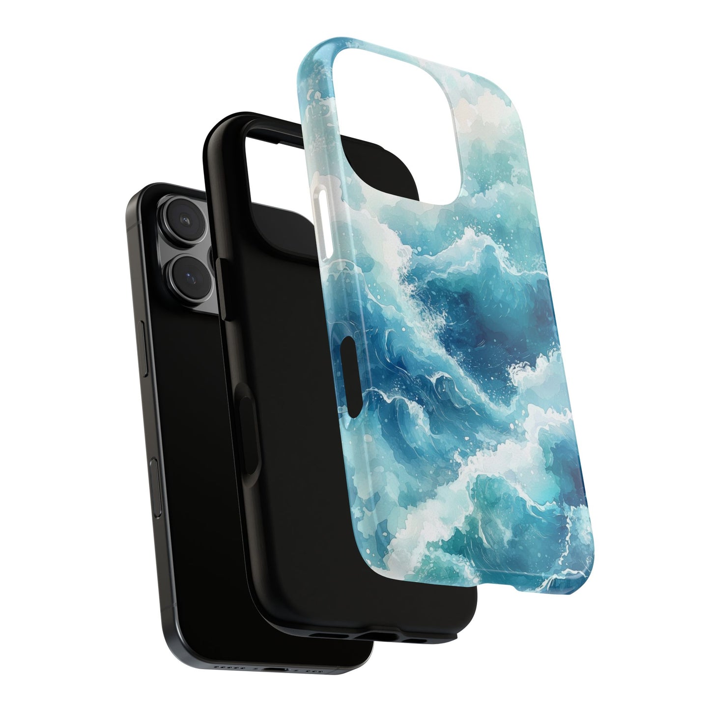Tidal Tranquility Watercolor Phone Case for iPhone, google Pixel & Samsung