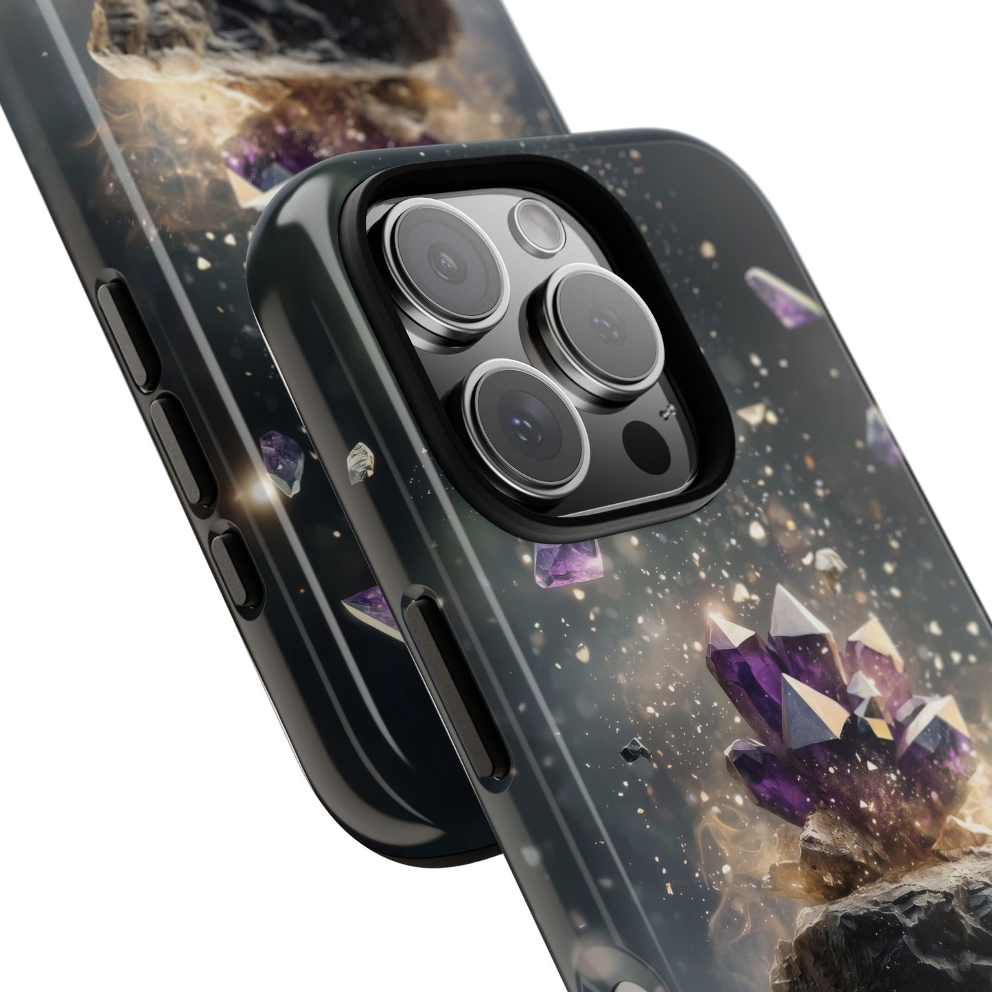 Mystic Amethyst Stones Phone Case for iPhone, Samsung & Google Pixel