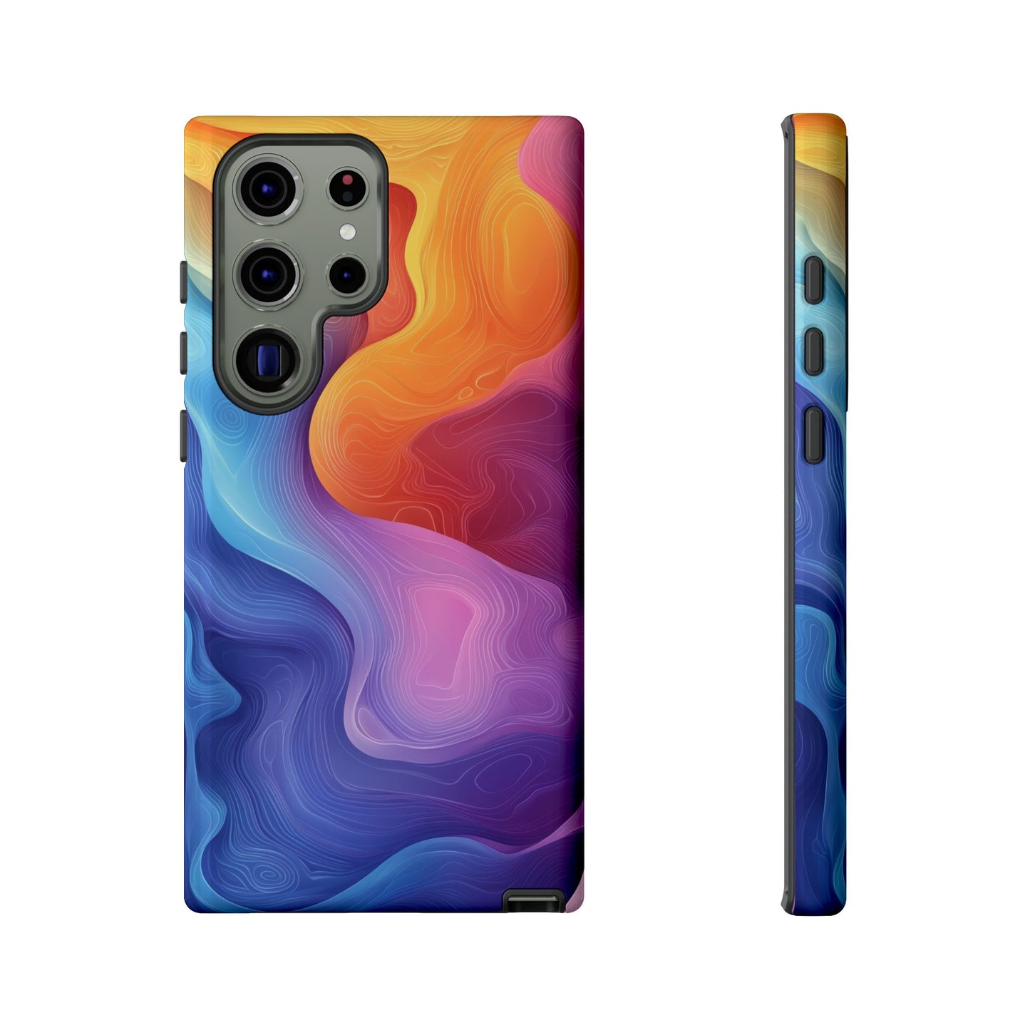 Aurora Flow Watercolor Phone Case for iPhone, google Pixel & Samsung