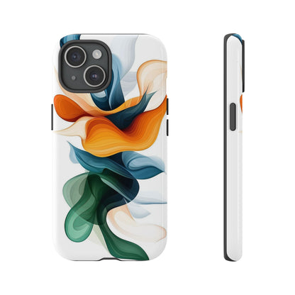 Verdant Flow – Modern Abstract Phone Case for iPhone, Samsung & Pixel