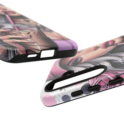 Pink Aesthetic Rebel – Iced Coffee & Inked Beauty Mobile Cover