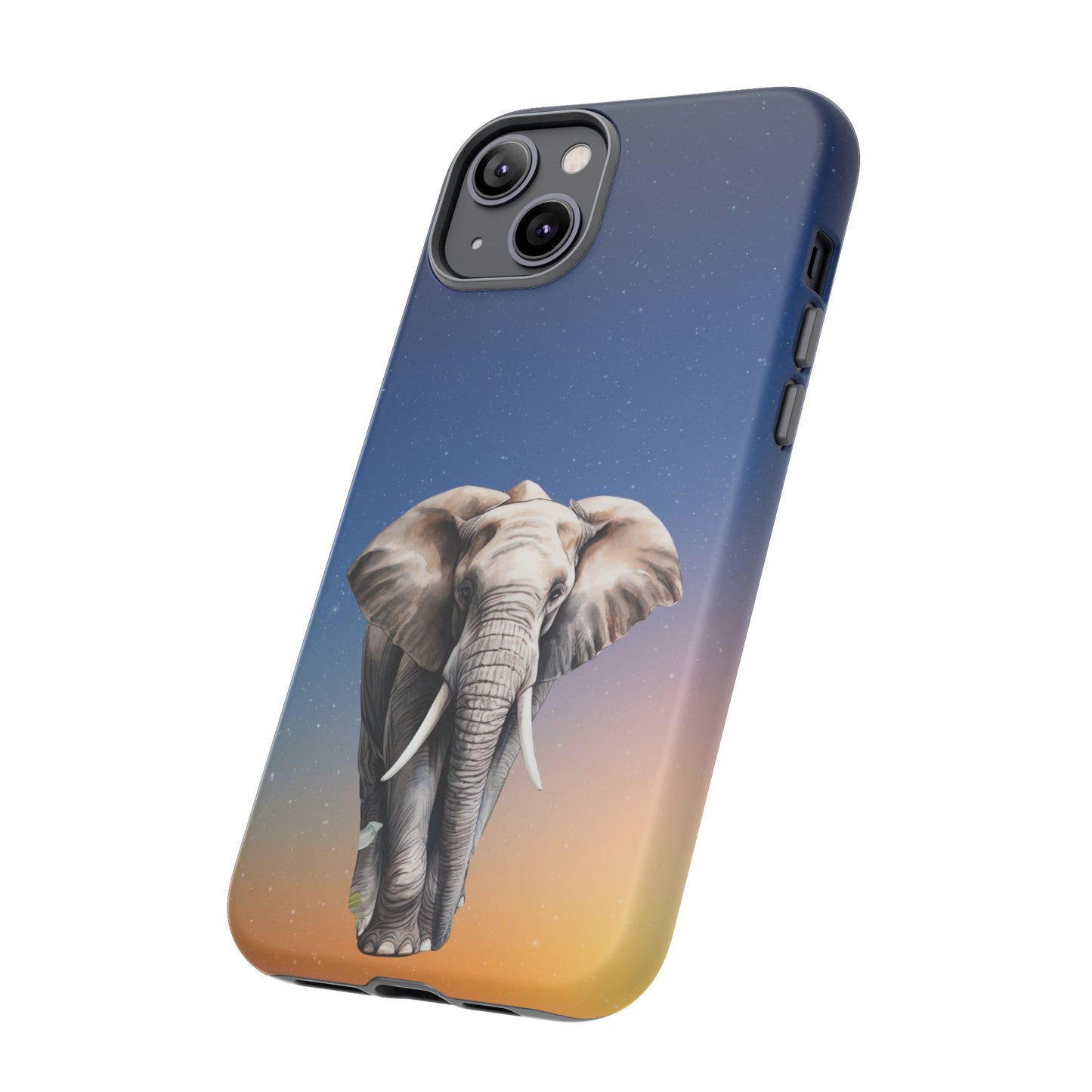 Celestial Elephant Mobile Cover – Dreamy Night Sky Aesthetic