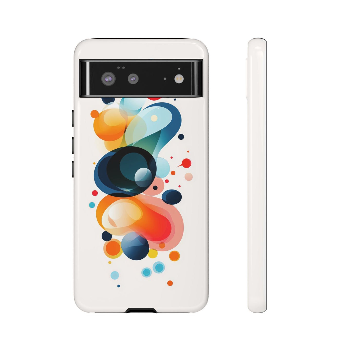 Color Cascade – Vivid Abstract  Phone Case for iPhone, Samsung & Pixel