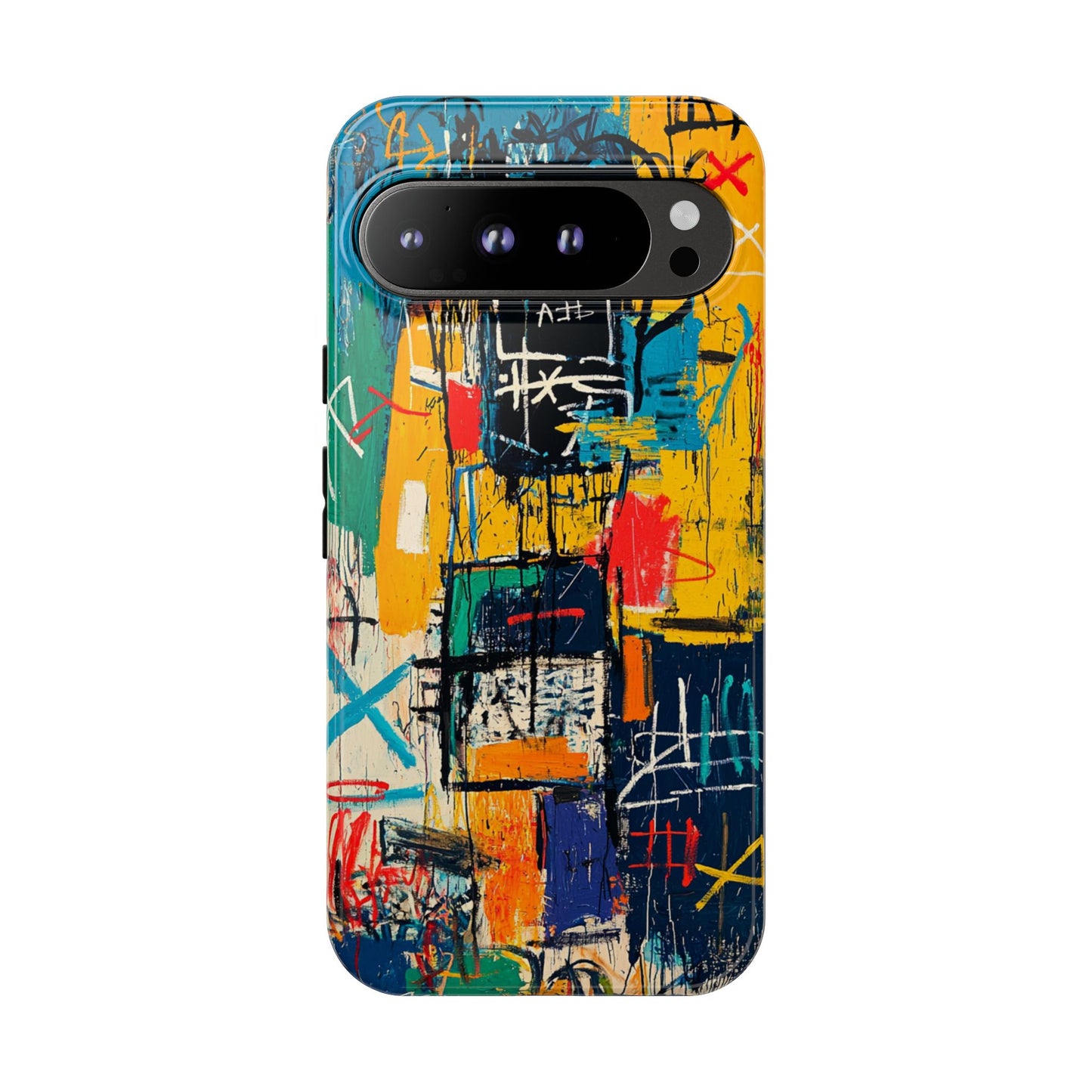 Basquiat Phone Case – Urban Street Art Design - iPhone, Samsung & Google Pixel Cover - Artistic Painting Case,  Art Lover Gift