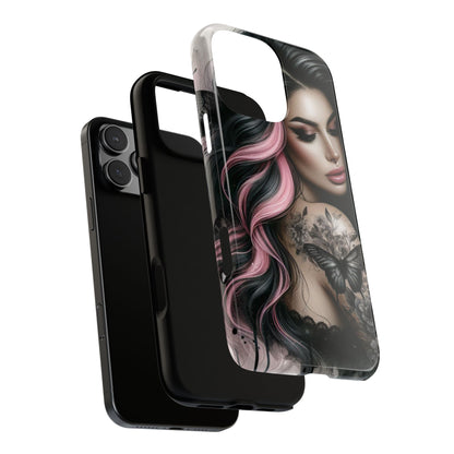 Butterfly Noir – Gothic Beauty & Inked Elegance Mobile Cover