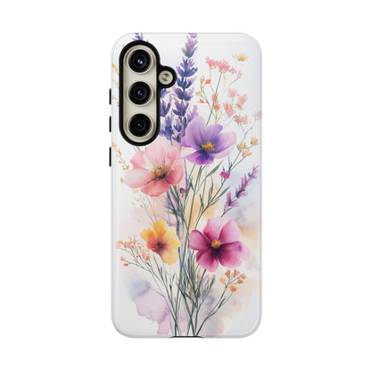 Blooming Meadow Watercolor Phone Case for iPhone, google Pixel & Samsung