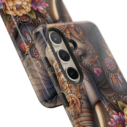 Royal Ornate Elephant Mobile Cover – Luxurious Bohemian Art