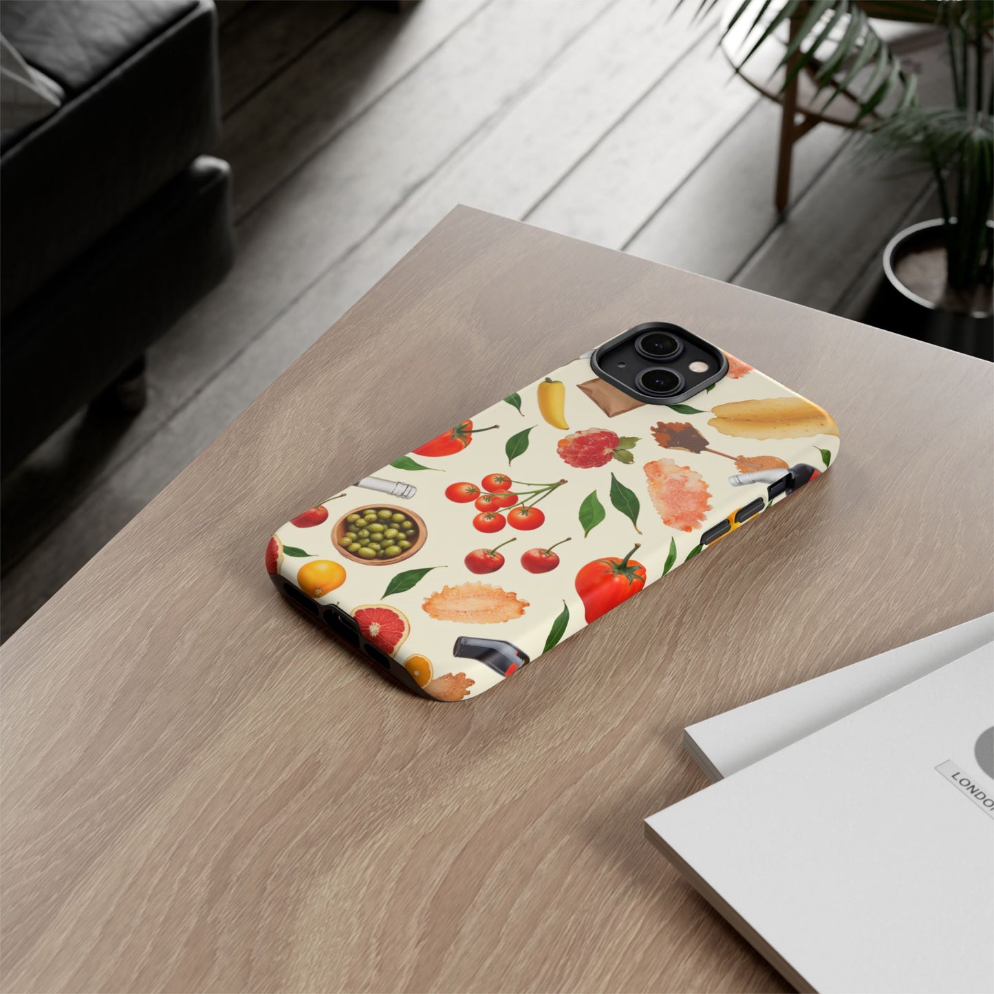 Fresh Fruits & Veggies Pattern Phone Case