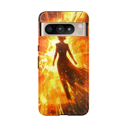 Solar Ascension | Silhouette of Fire Phone Case for iPhone, Samsung & Pixel