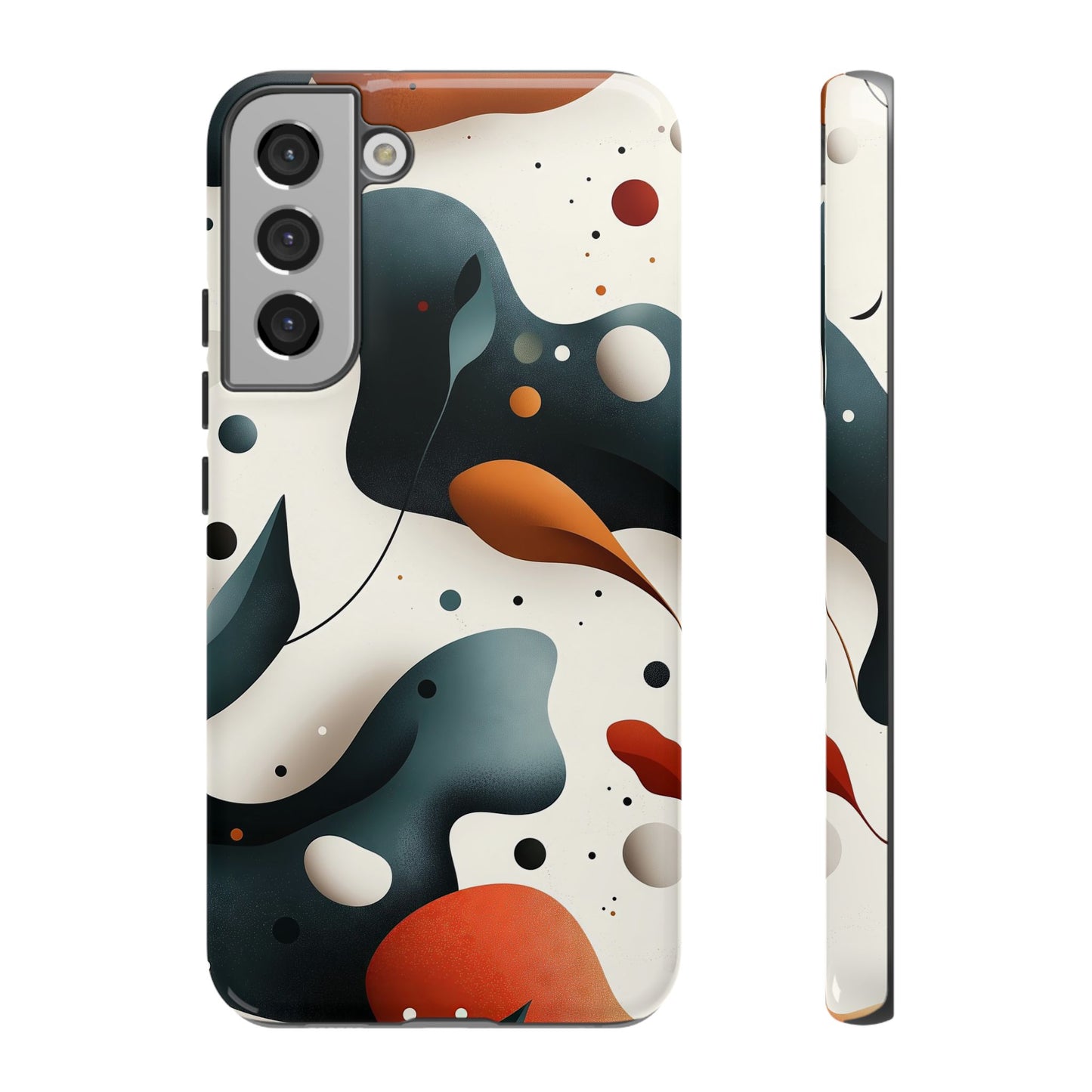 Midnight Bloom – Organic Abstract Phone Case for iPhone, Samsung & Pixel