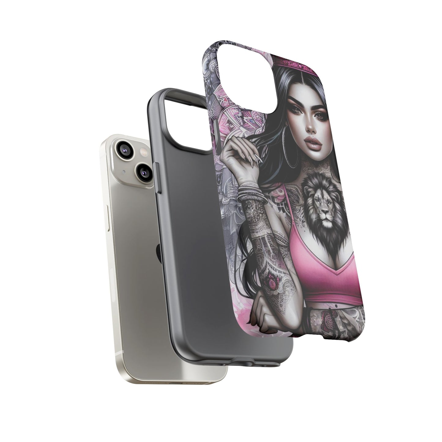 Queen of the Jungle – Regal Tattooed Goddess Mobile Cover