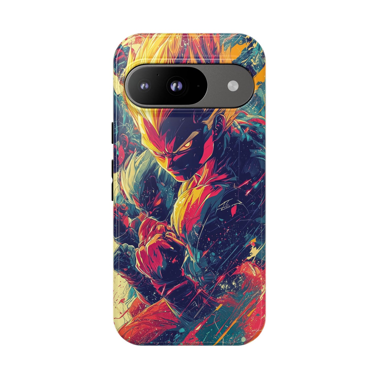 Saiyan Fury | Anime Warrior Power Surge | Comic Style Dragon Battle Phone Case for iPhone, Samsung & Pixel