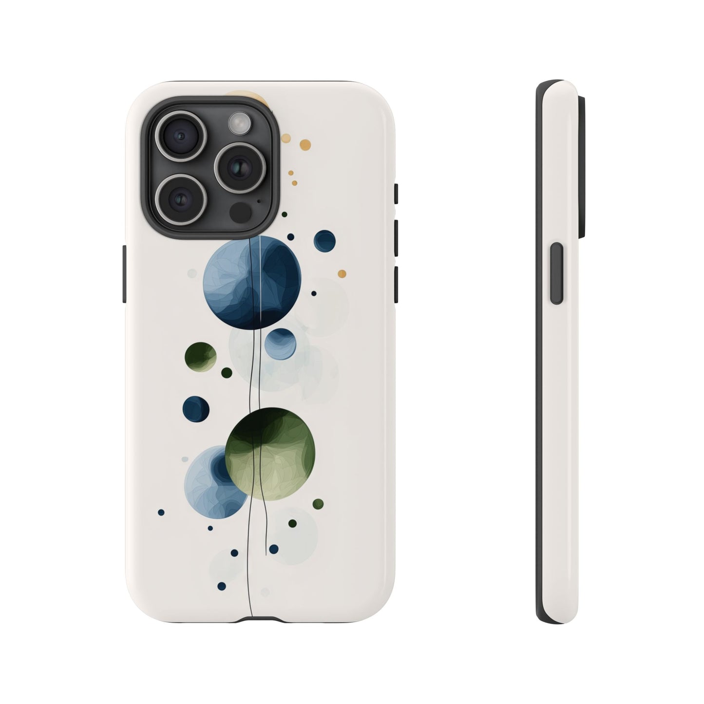 Orbit Bloom – Abstract Bubble Art Phone Case for iPhone, Samsung & Pixel
